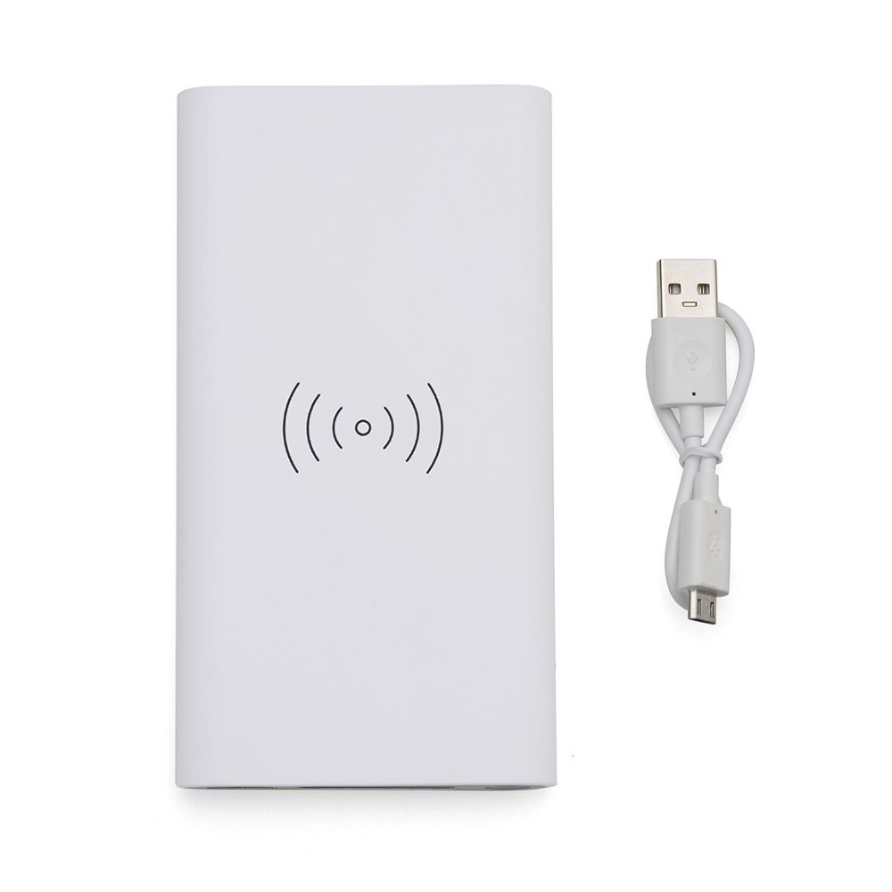 Power Bank 8000mAh com Indução ou via Cabo